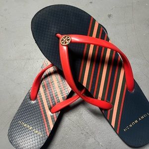 Slightly worn Tory Burch sandals